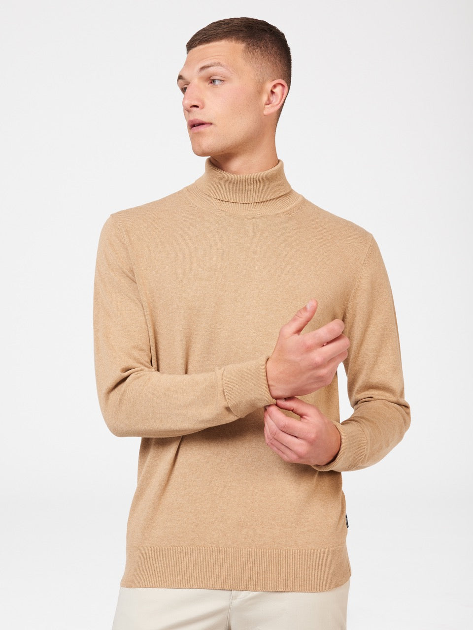 Grey Ben Sherman Signature Roll Neck Knitwear | 931247-DNY