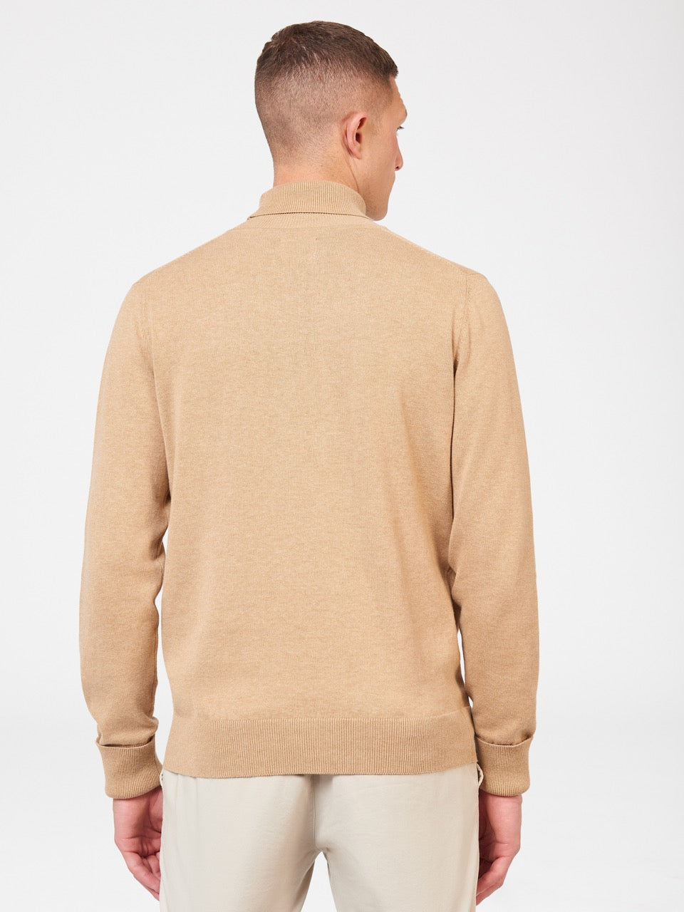 Grey Ben Sherman Signature Roll Neck Knitwear | 931247-DNY