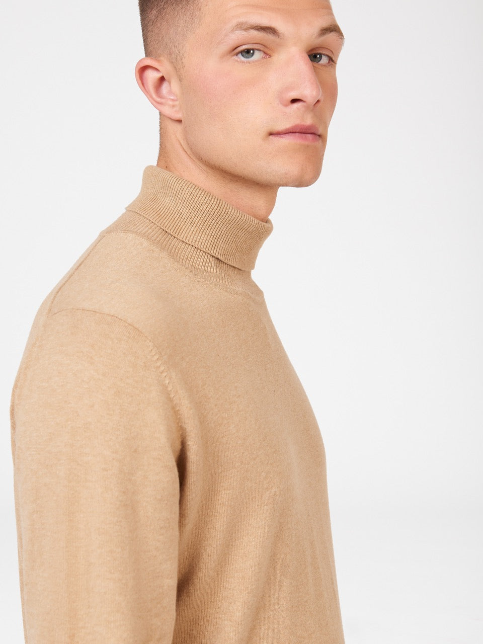 Grey Ben Sherman Signature Roll Neck Knitwear | 931247-DNY