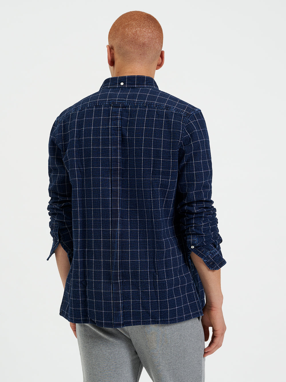 Indigo Ben Sherman Dalston Blues Beatnik Shirts | 341687-ZNU