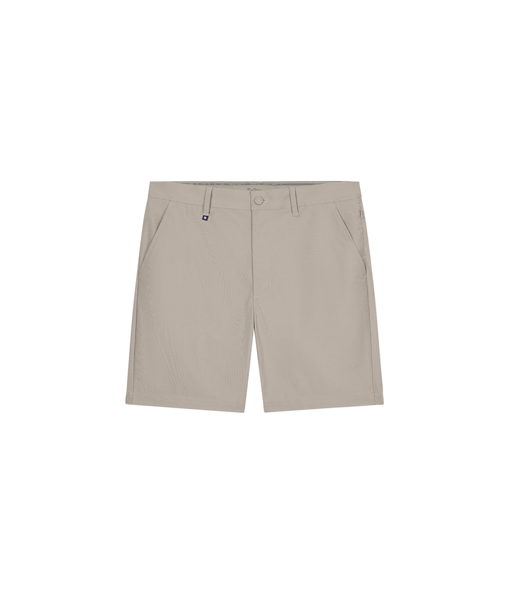 Khaki Ben Sherman 4Way Stretch Tech Shorts | 514309-FCQ