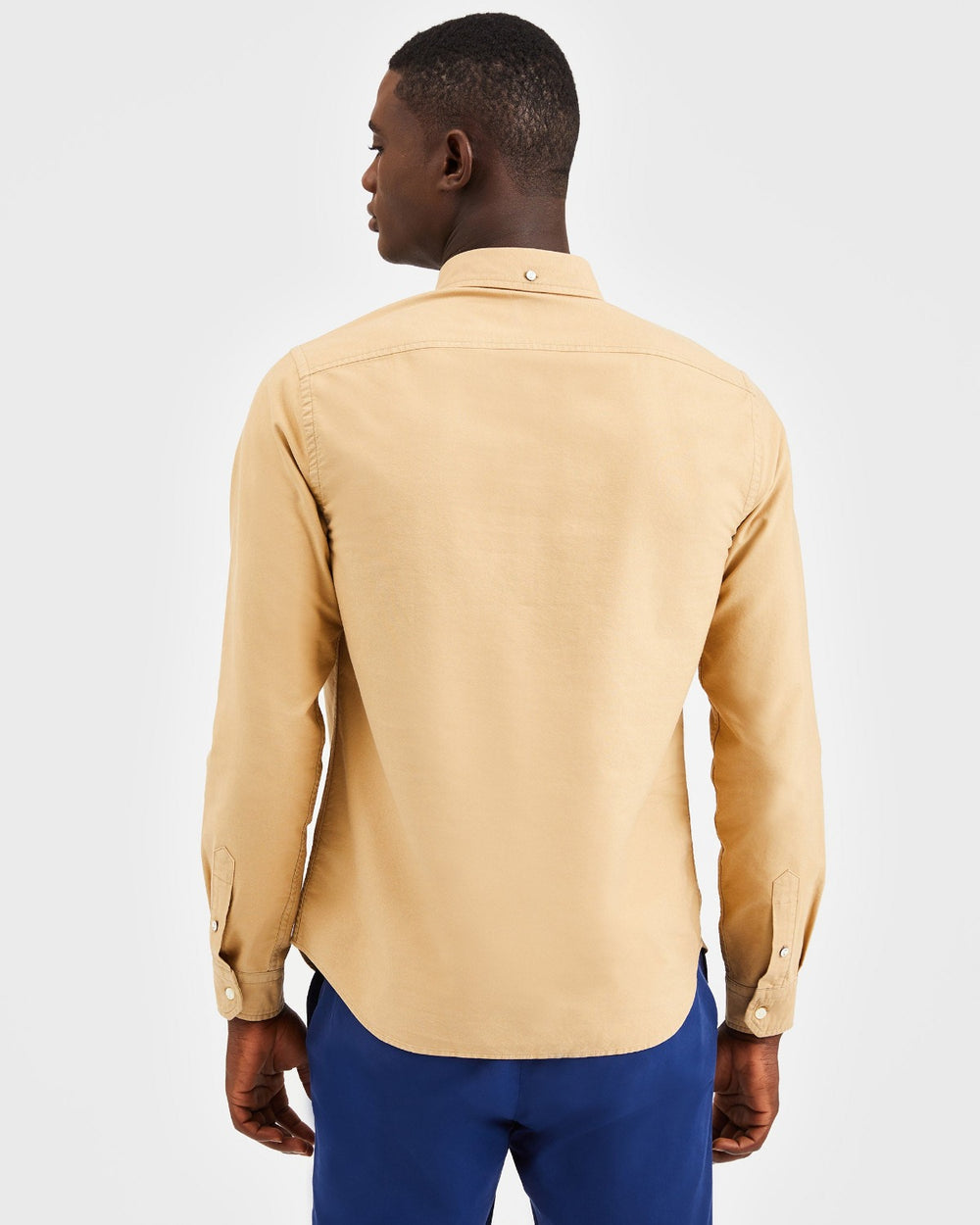 Khaki Ben Sherman Beatnik Oxford Garment Dye Shirts | 930846-NHU