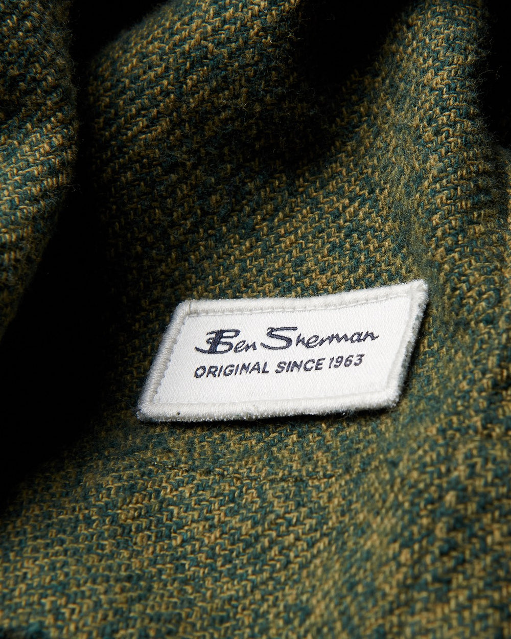 Khaki Ben Sherman Signature Casual Cotton Jackets | 823597-VHG