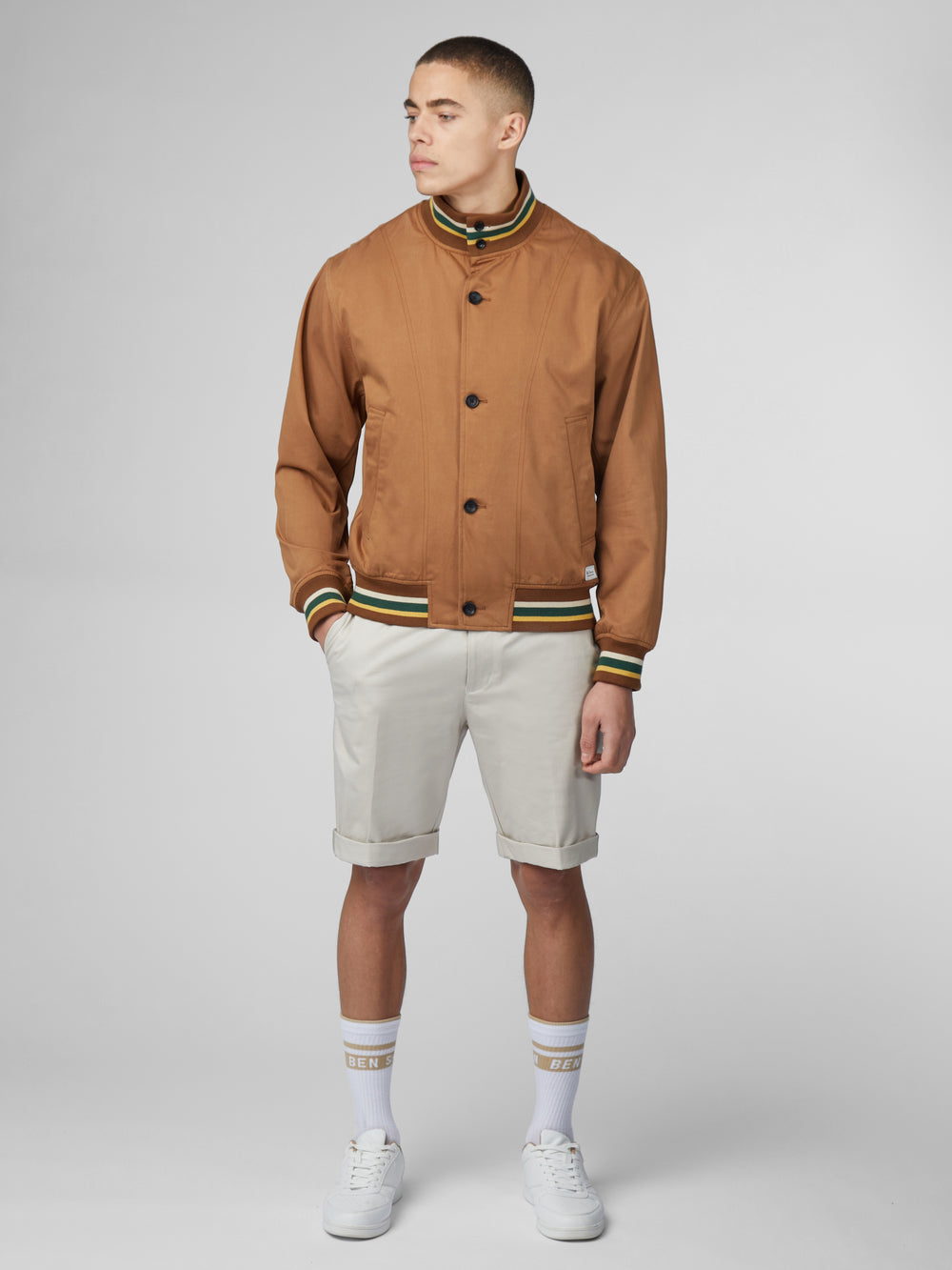 Light Brown Ben Sherman Signature Heritage Bomber Jackets | 658327-FRW