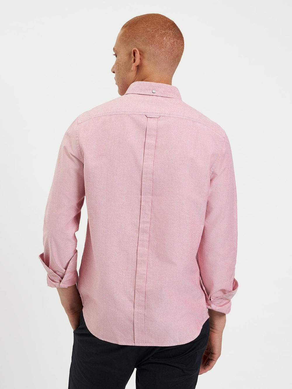 Light Red Ben Sherman Brighton Oxford Organic Shirts | 547926-WQB