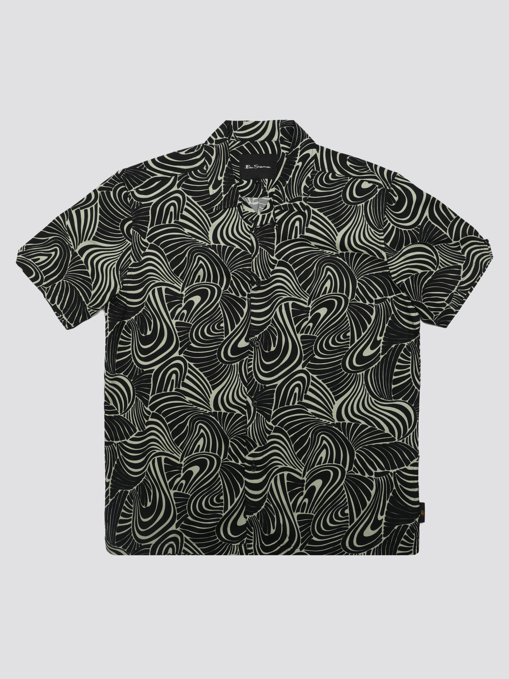 Mint Ben Sherman B by Ben Sherman Psychedelic Swirl Print Shirts | 219367-VIP