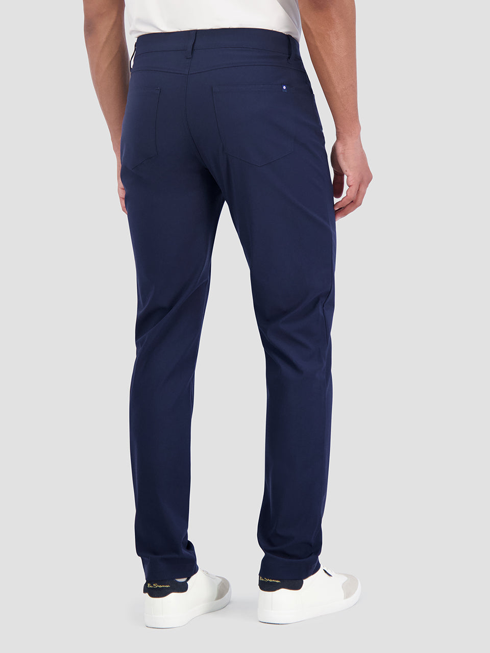 Navy Ben Sherman 4Way Stretch Tech Long Pants | 816925-AJF