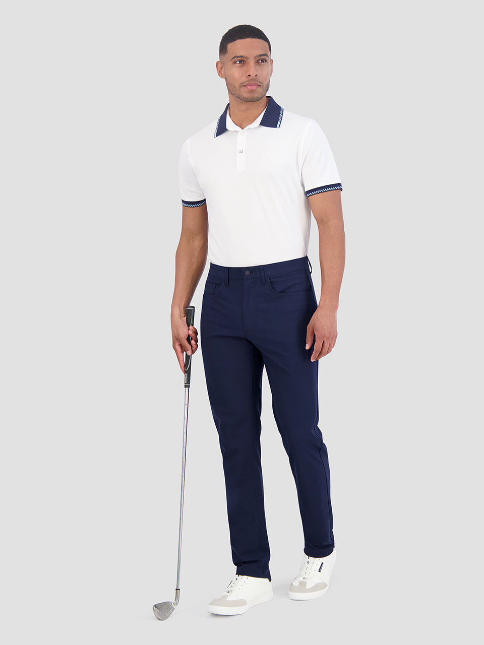 Navy Ben Sherman 4Way Stretch Tech Long Pants | 816925-AJF