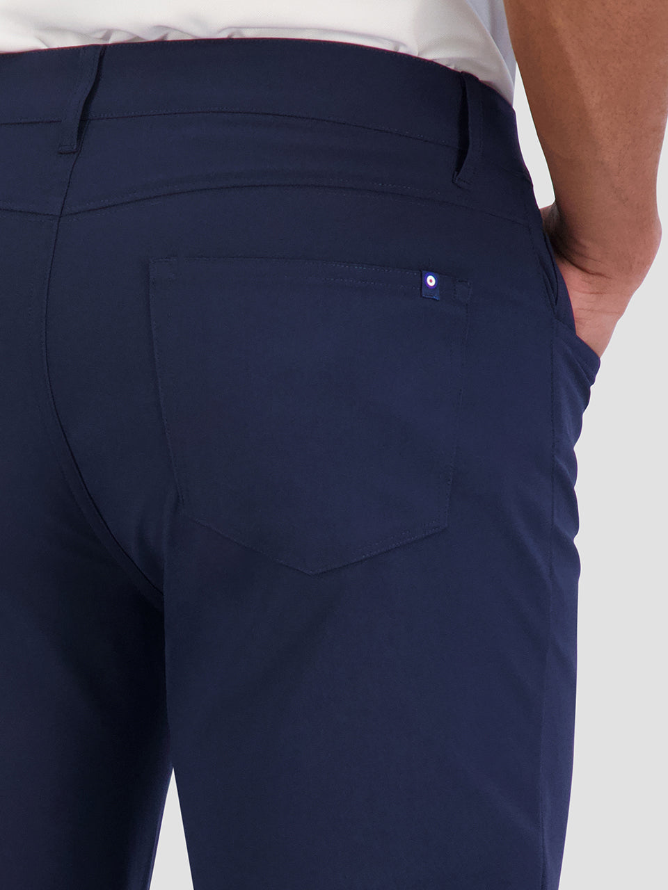 Navy Ben Sherman 4Way Stretch Tech Long Pants | 816925-AJF