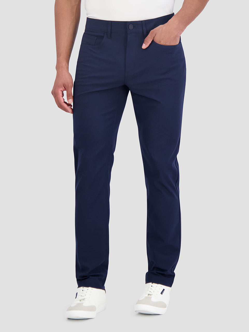 Navy Ben Sherman 4Way Stretch Tech Long Pants | 816925-AJF