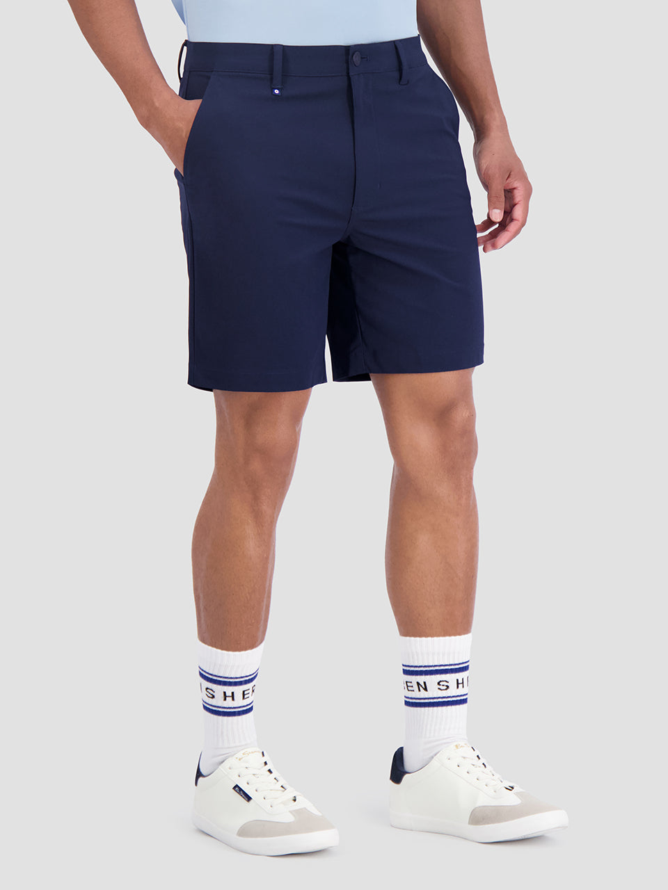 Navy Ben Sherman 4Way Stretch Tech Shorts | 739450-PYD