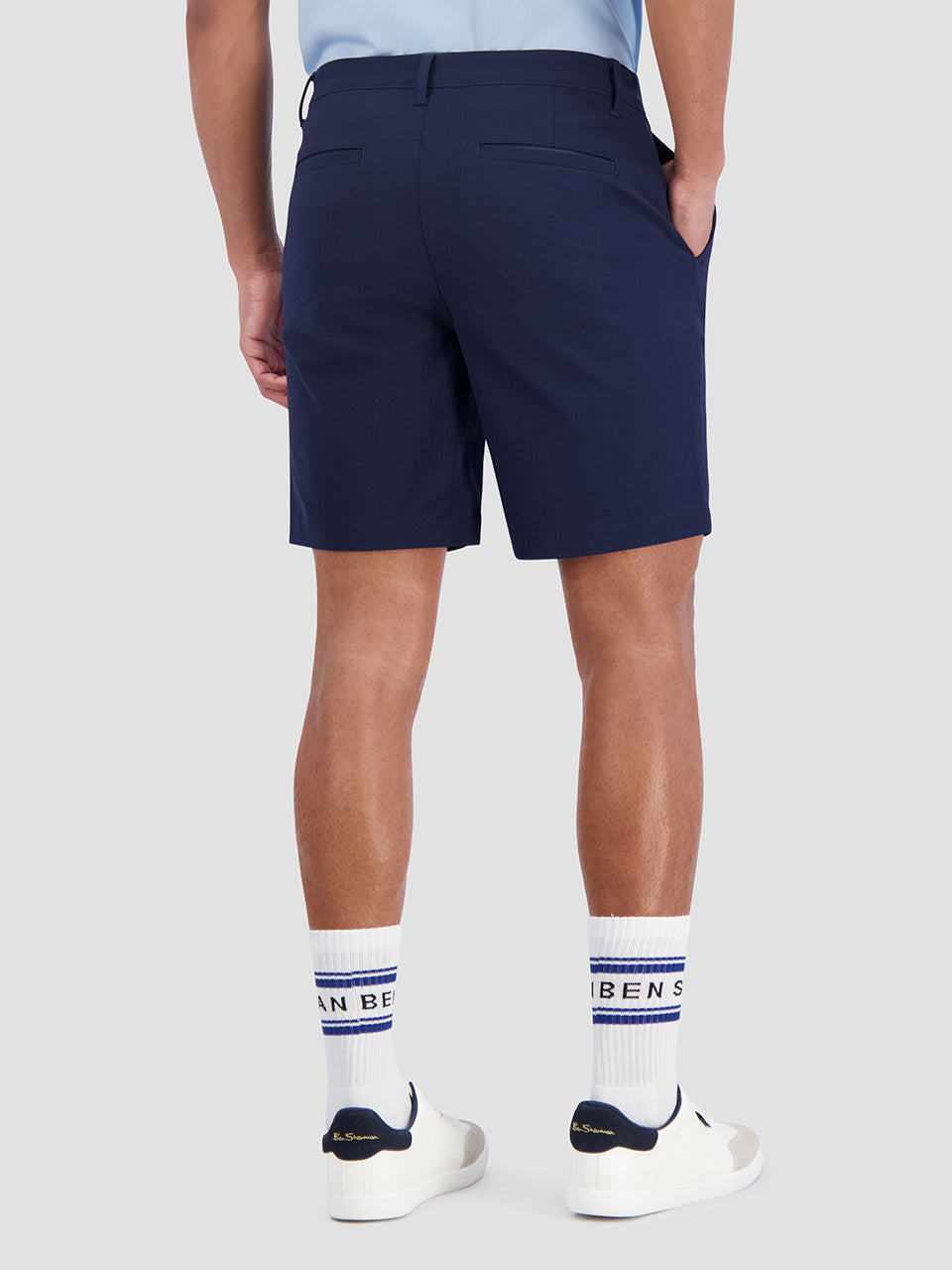 Navy Ben Sherman 4Way Stretch Tech Shorts | 739450-PYD