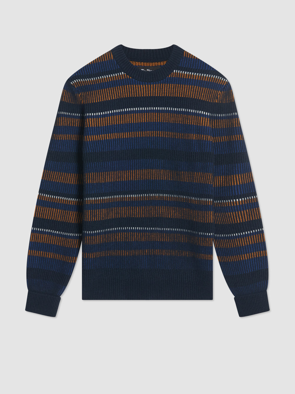 Navy Ben Sherman B by Ben Sherman Stripe Knitwear | 437510-MTH