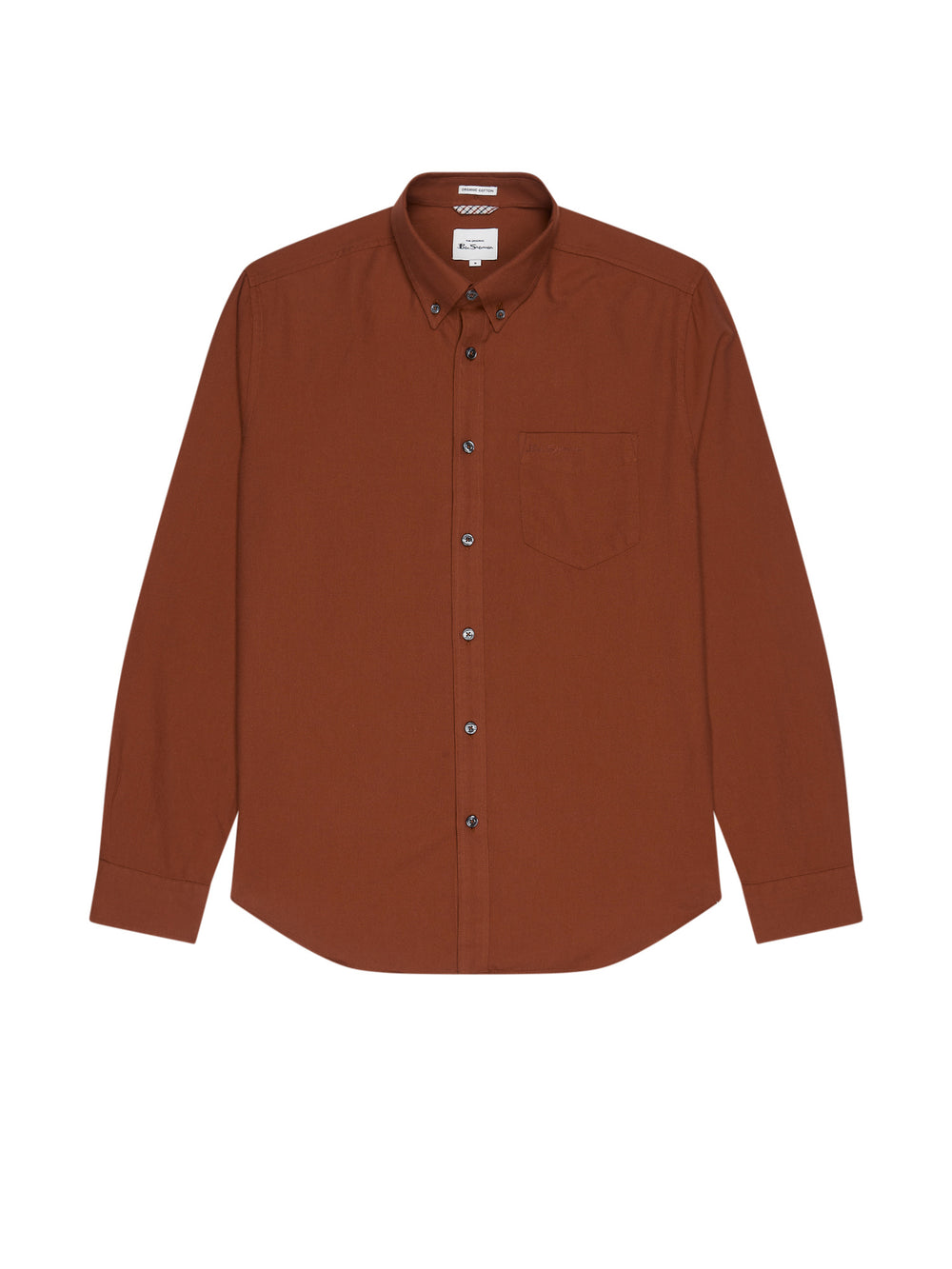 Orange Ben Sherman Signature Long-Sleeve Oxford Shirts | 056379-CMX