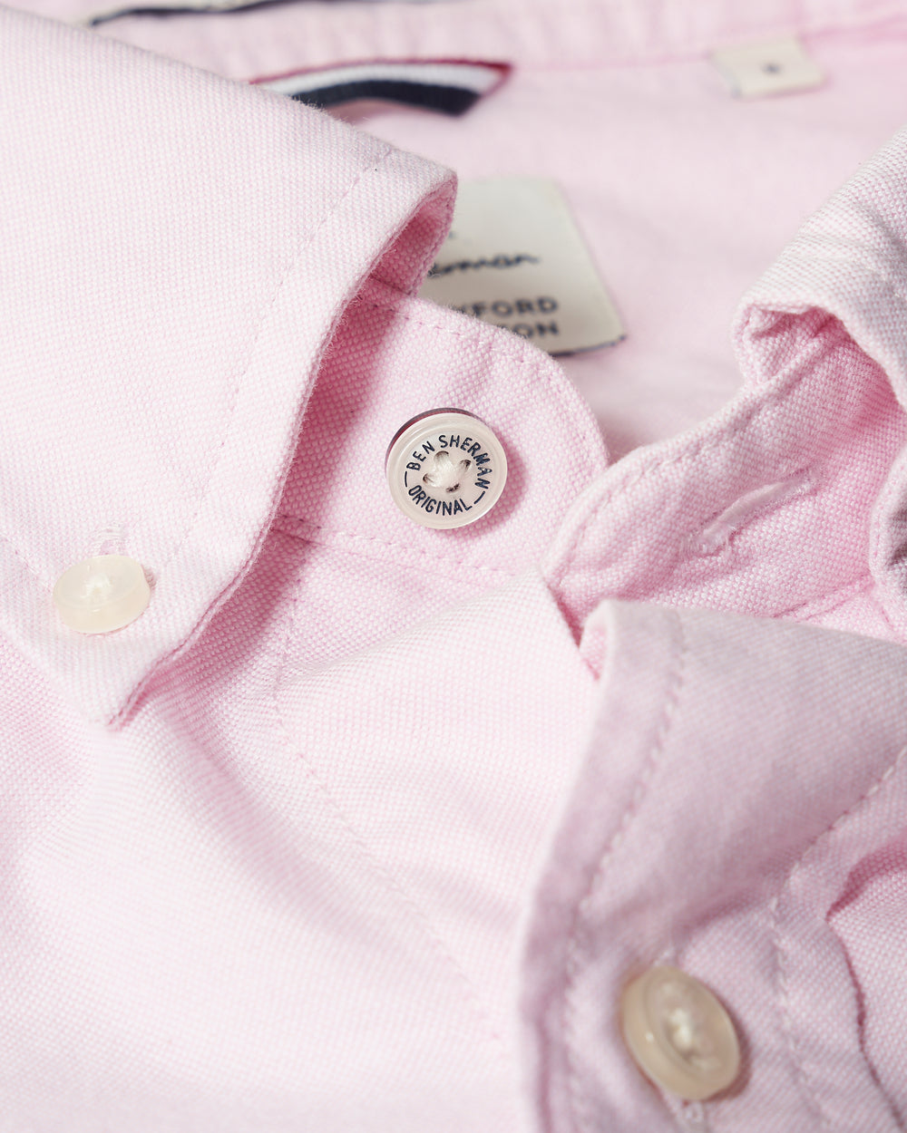 Pink Ben Sherman Brighton Oxford Organic Shirts | 902537-AWO