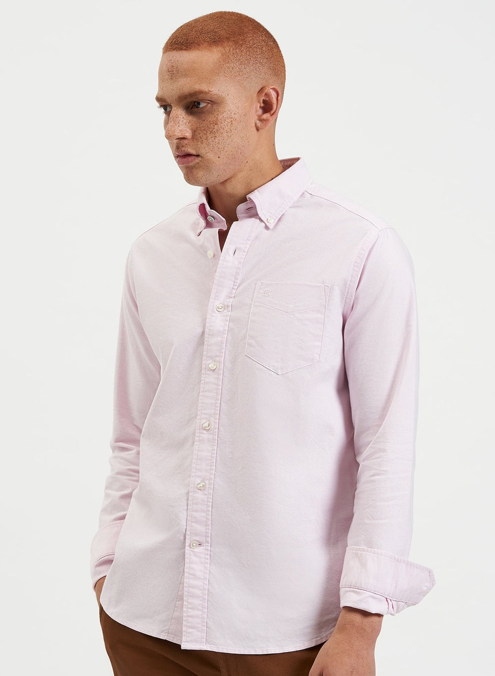 Pink Ben Sherman Brighton Oxford Organic Shirts | 902537-AWO