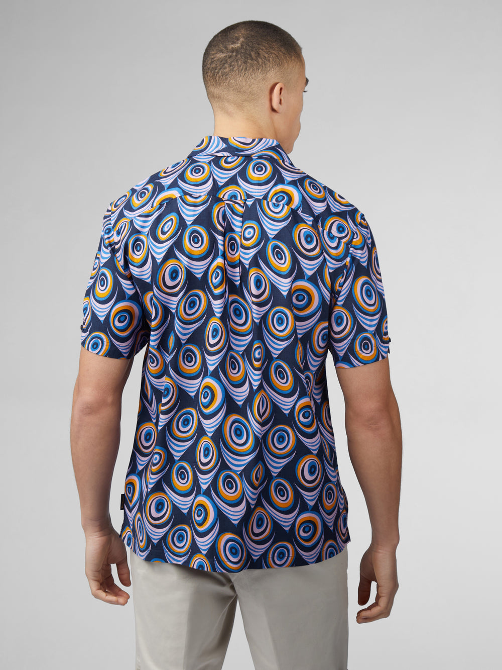 Purple Ben Sherman B by Ben Sherman Psychedelic Print Shirts | 159830-PBH