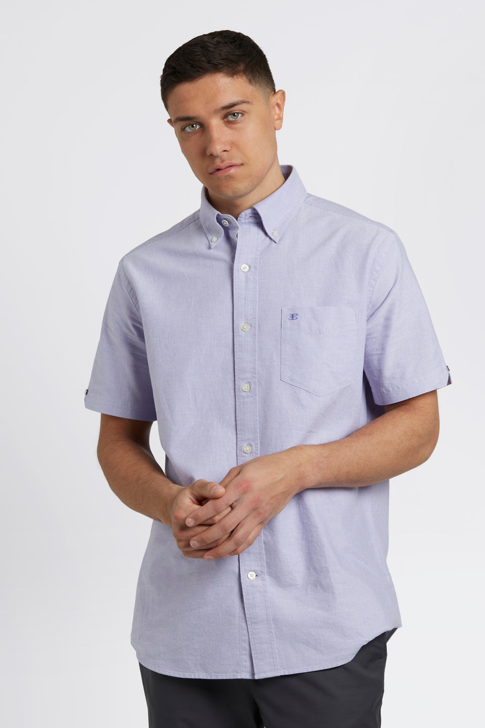 Purple Ben Sherman Brighton Oxford Shirts | 368972-EJY