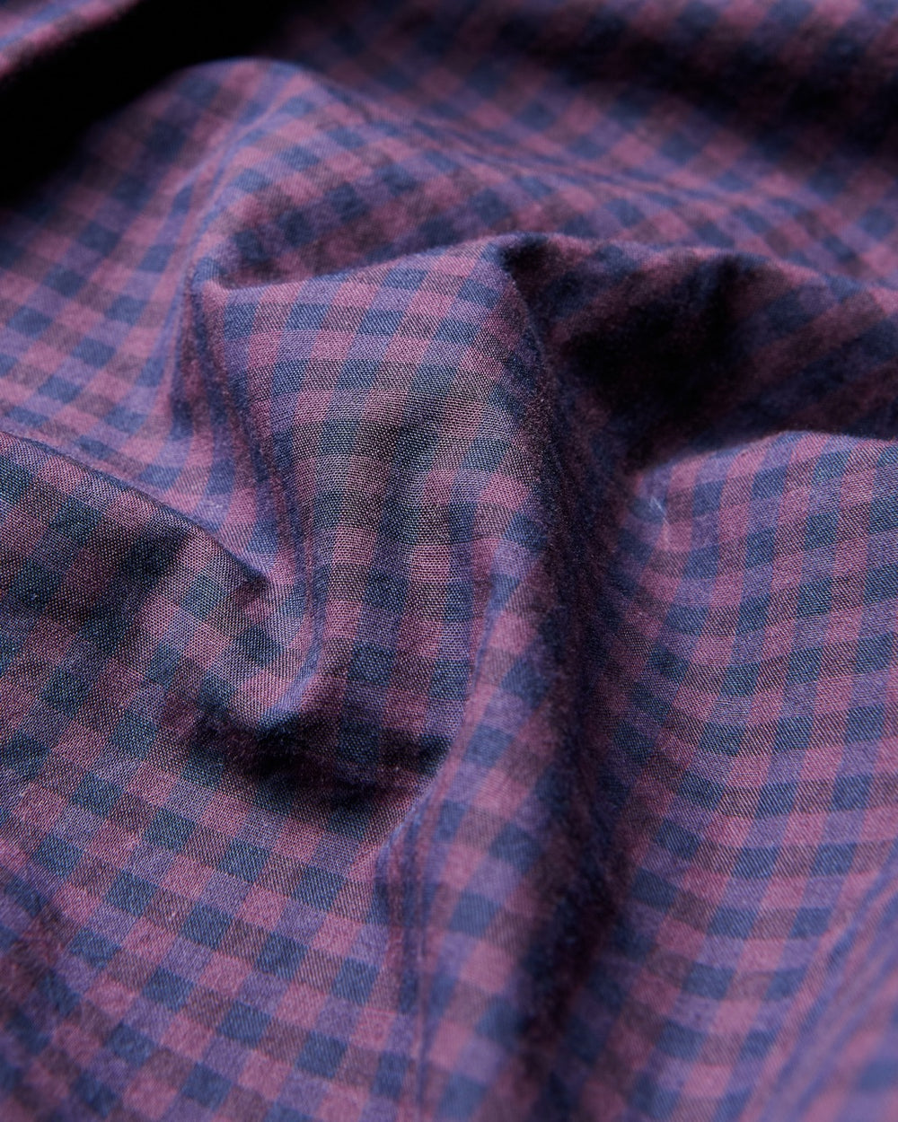 Purple Ben Sherman Signature Gingham Long-Sleeve Shirts | 215306-ZKT