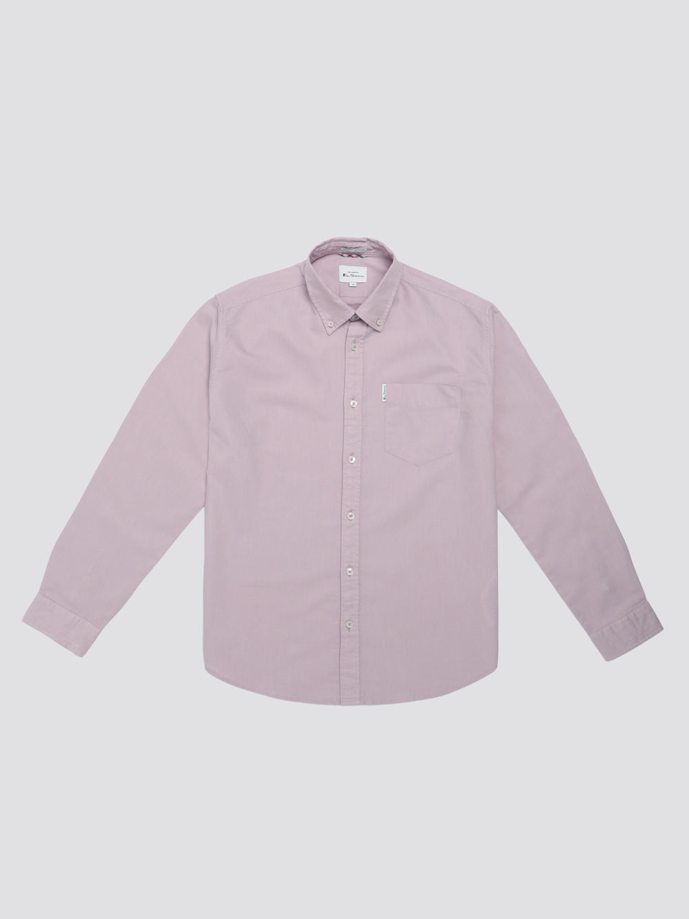 Purple Ben Sherman Signature Oxford Long Sleeve Shirts | 398126-UCJ