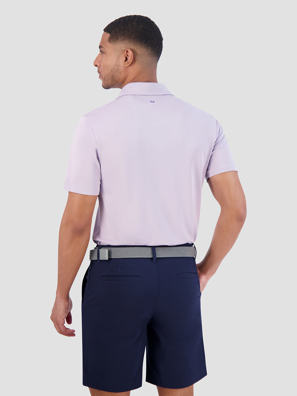 Purple Ben Sherman Solid Air Pique Sports Fit Polo Shirts | 504712-SXM