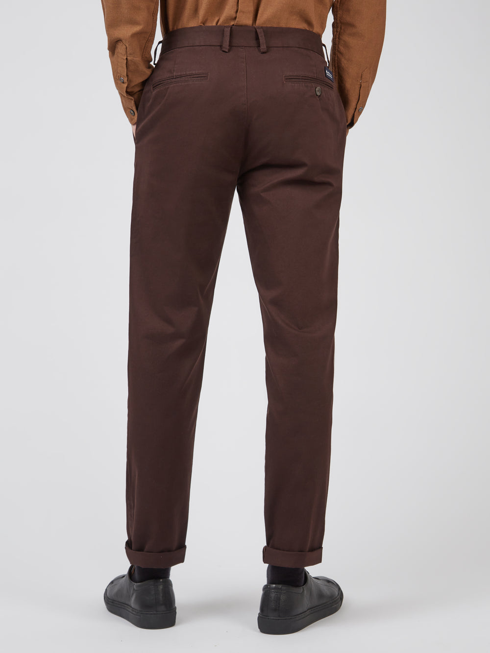 Red Ben Sherman Signature Slim Stretch Chino Pants | 807612-MRH