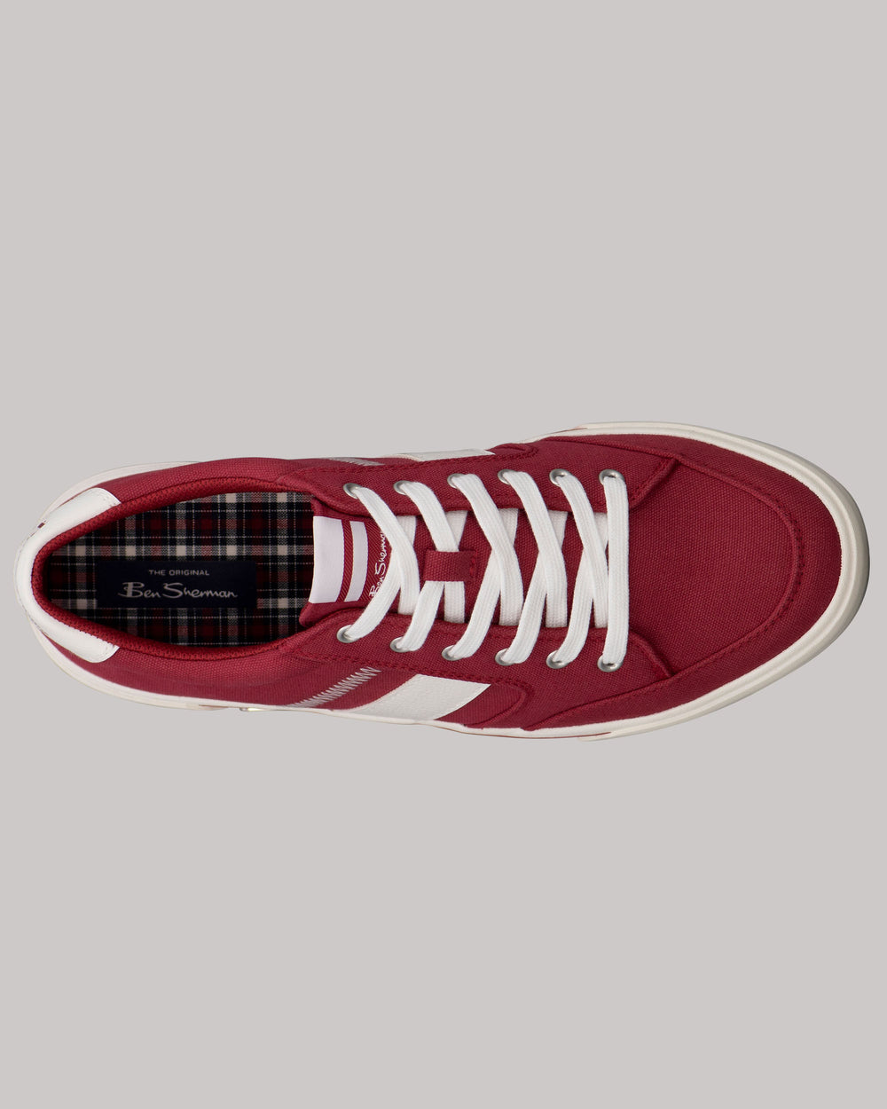 Red / White Ben Sherman Hawthorn Sneakers | 384052-KTO