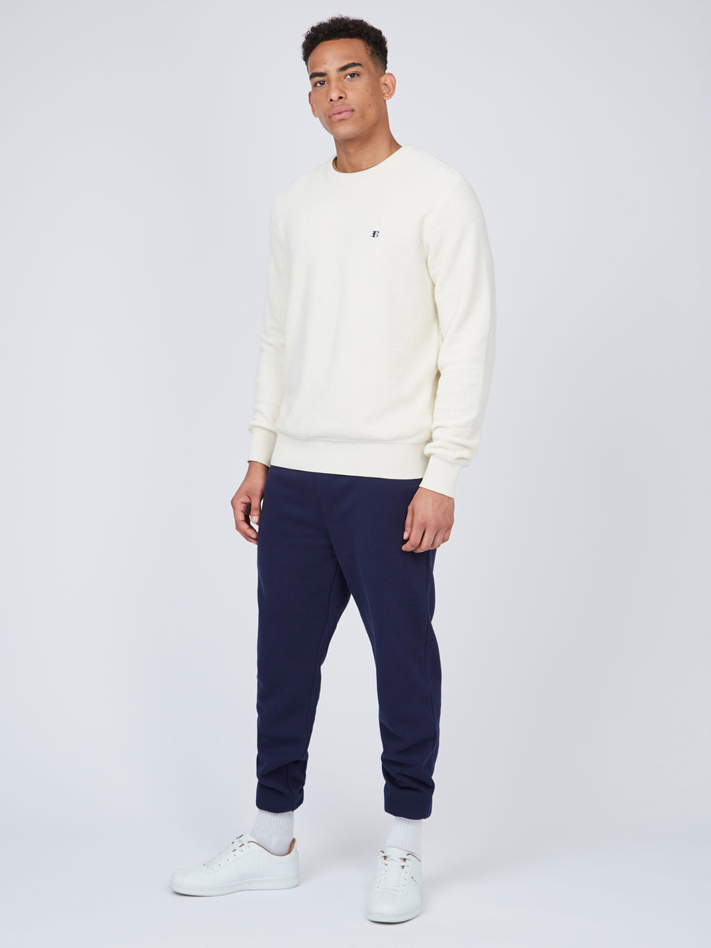 White Ben Sherman B by Ben Sherman Textured Knitwear | 367548-OZP