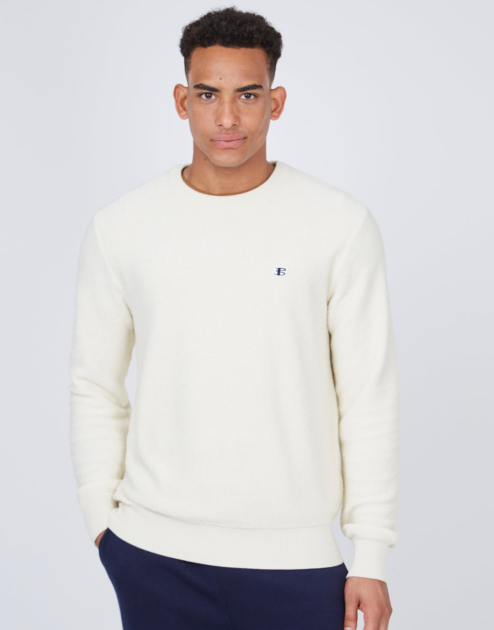 White Ben Sherman B by Ben Sherman Textured Knitwear | 367548-OZP