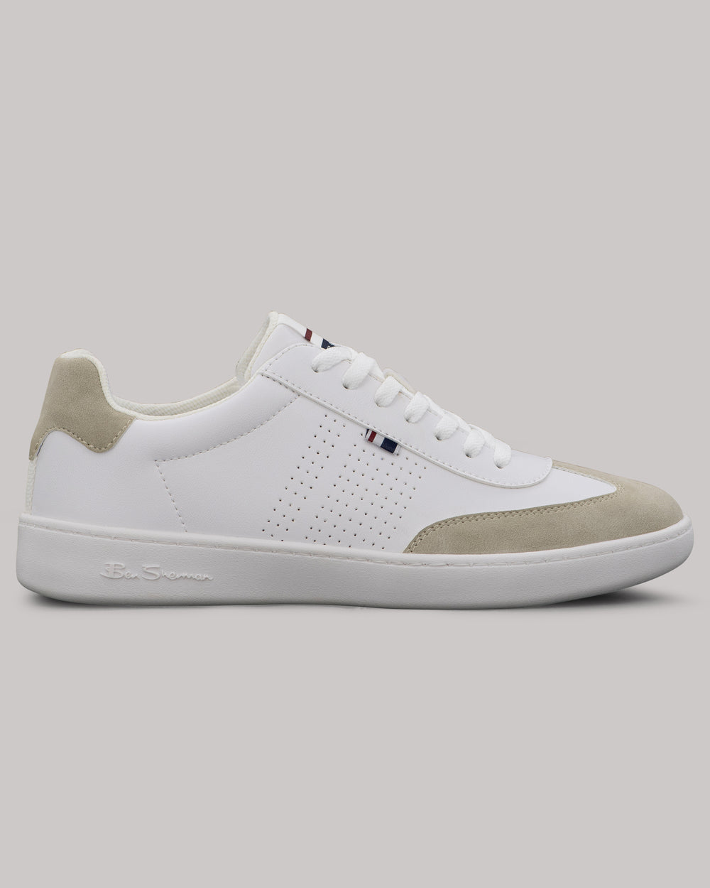 White Ben Sherman Glasgow Sneakers | 370894-LZP