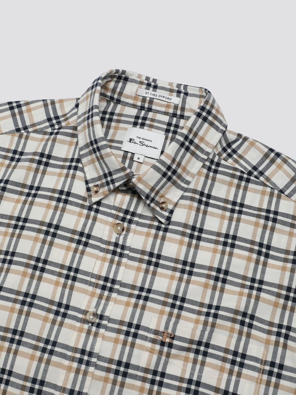 White Ben Sherman Signature Oxford Check Shirts | 380425-QGV