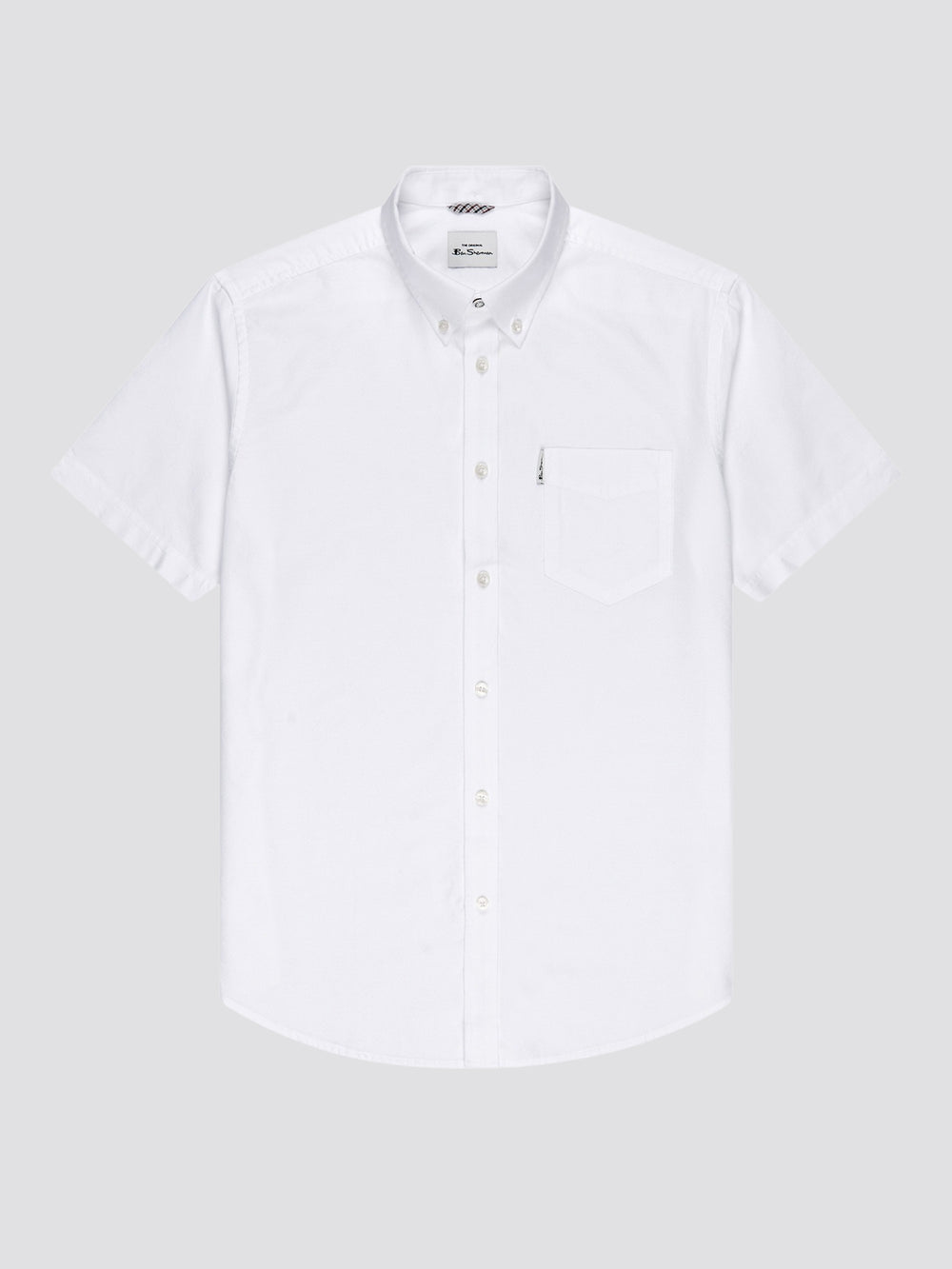 White Ben Sherman Signature Short Sleeve Oxford Shirts | 413689-GYM