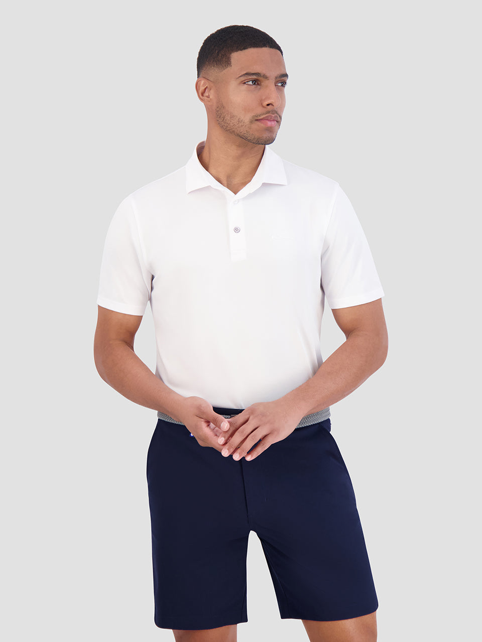 White Ben Sherman Solid Air Pique Sports Fit Polo Shirts | 574392-DCY