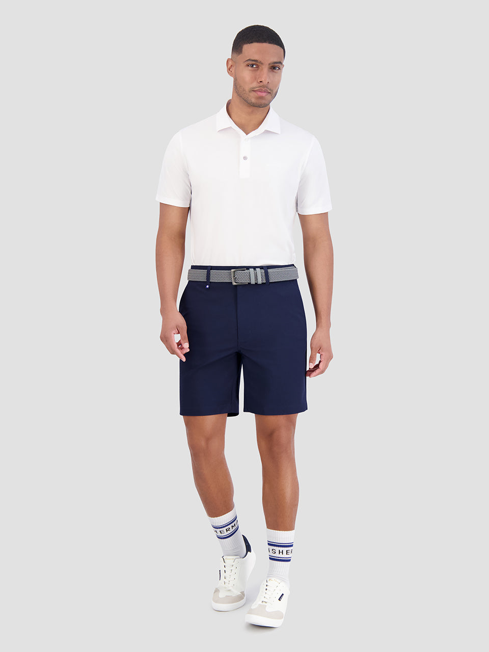 White Ben Sherman Solid Air Pique Sports Fit Polo Shirts | 574392-DCY