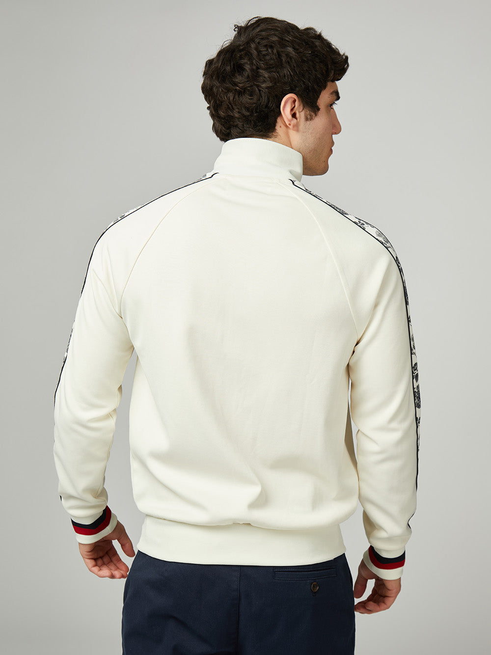 White Ben Sherman Team GB Taped Track Top Jackets | 247830-YOI