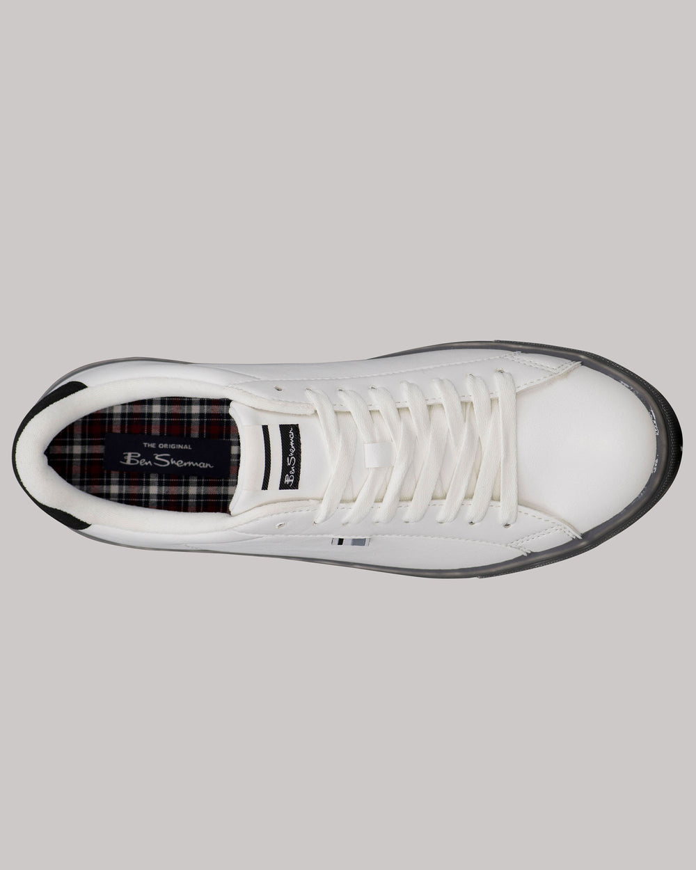 White / Black Ben Sherman Crowley Sneakers | 057396-RAZ