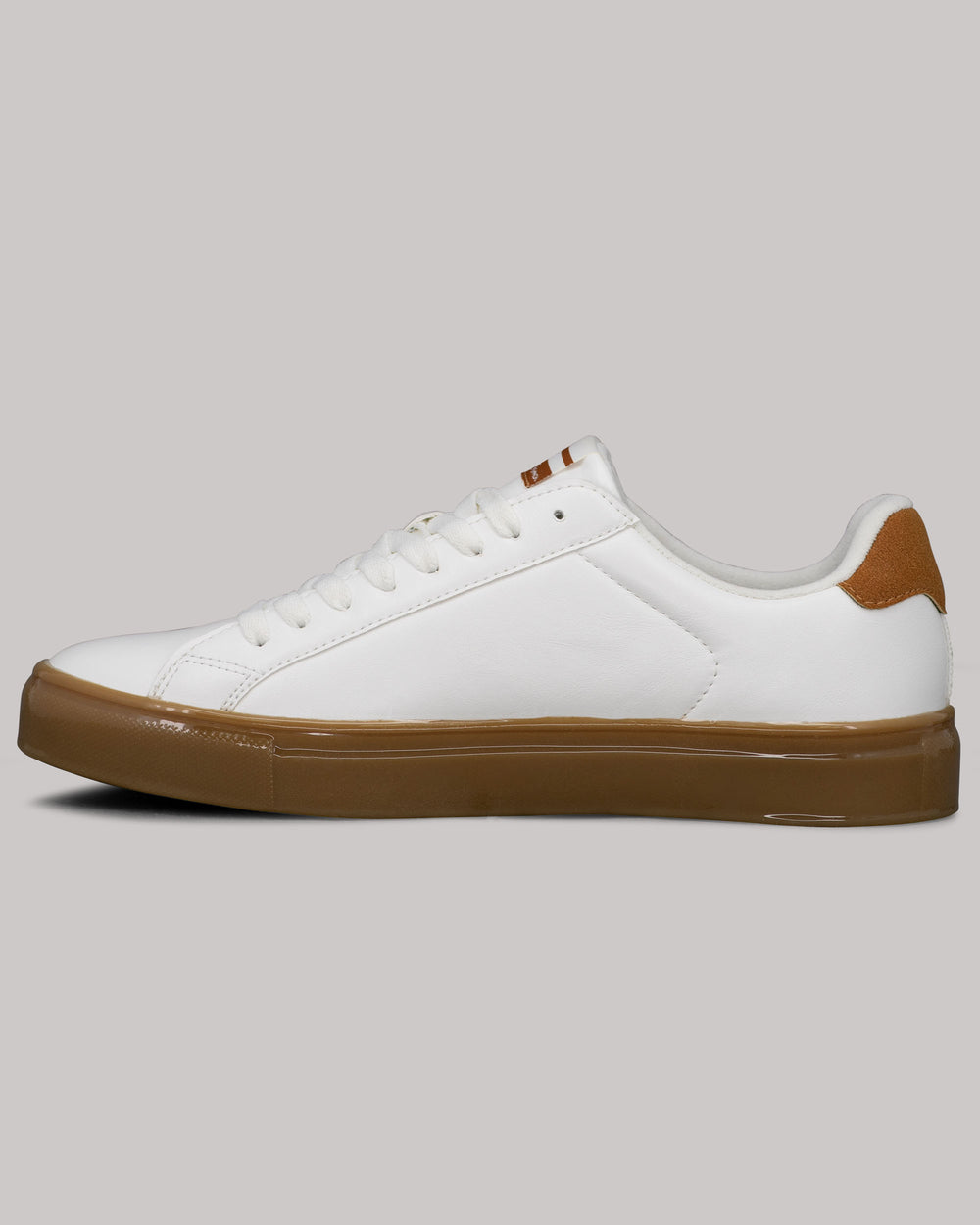 White / Brown Ben Sherman Crowley Sneakers | 670925-QNG