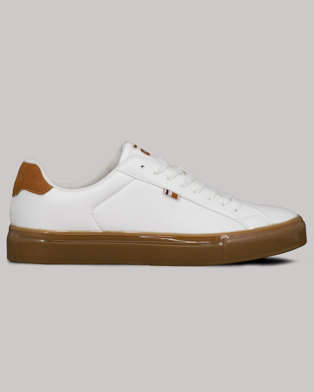 White / Brown Ben Sherman Crowley Sneakers | 670925-QNG