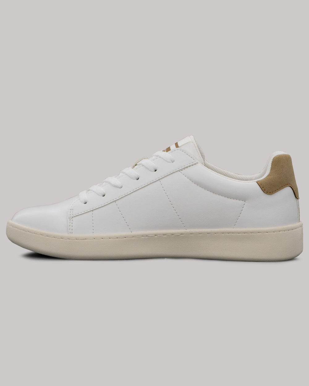 White / Brown Ben Sherman Hampton Sneakers | 827163-FBU