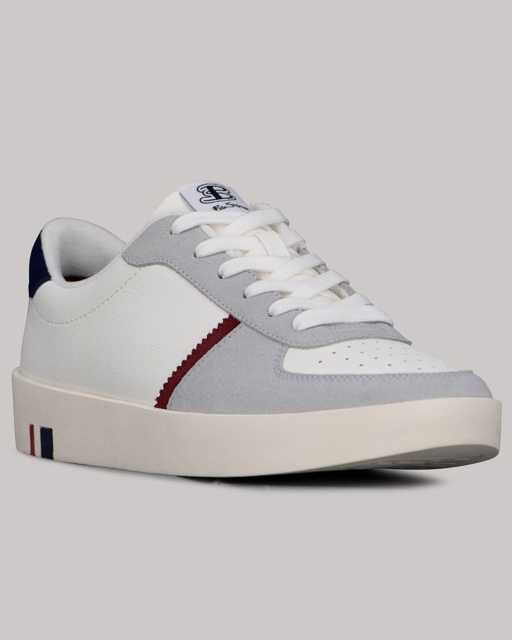 White / Navy Ben Sherman Richmond Sneakers | 079148-ZAT