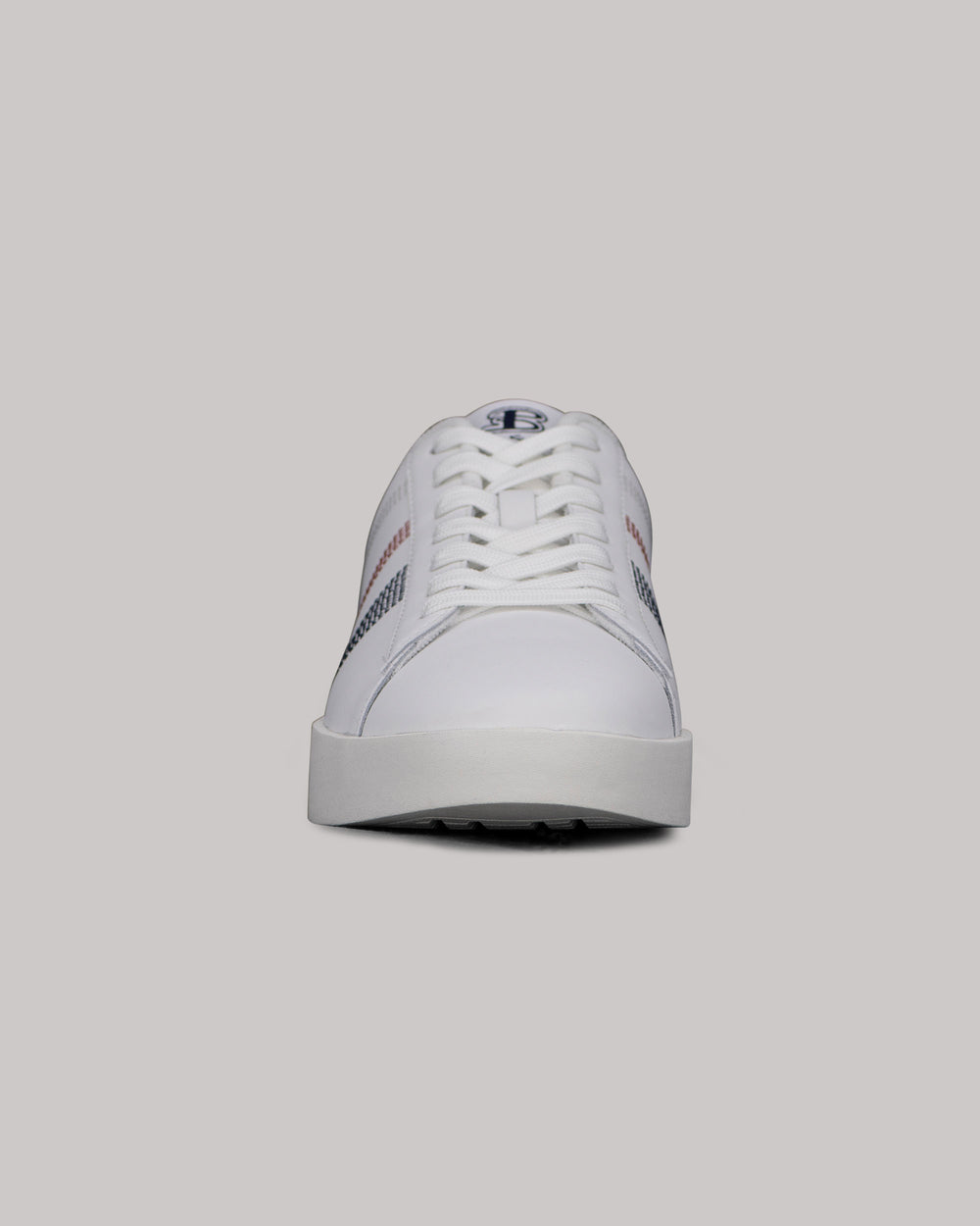 White / Navy / Red Ben Sherman Boxwell Sneakers | 234067-VCN